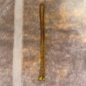 Gold plated men’s 18” chain, used few times.